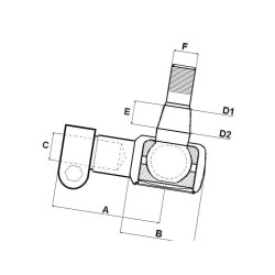 Końcówka drążka