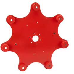 (8) Rotor 7 noży, 24-drożnej głowicy