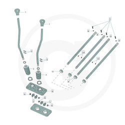Sprężyna blokady drążki kierownicze