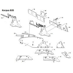 Odkładnia lewa B25HB