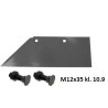 Lemiesz 16" lewy 270mm do dłuta(3364051) SB43 Lemken zam. ze śrubami
