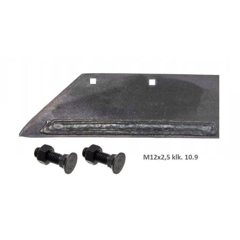 Lemiesz 16" prawy 270mm do dłuta(3364050) SB43 Lemken zam. napawany ze śrubami
