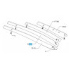 Lemken 3444030 Listwa odkładni 3 BS40/BS42 prawa do 14.08.2022r.