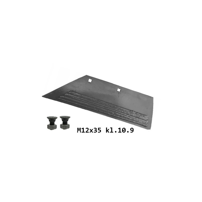 Lemiesz 18" prawy 315 mm do dłuta SB45P napawany Lemken, 135mm zam. ze śrubami
