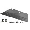 Lemiesz 18" prawy 315 mm do dłuta SB45P napawany Lemken, 135mm zam. ze śrubami