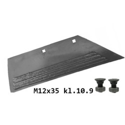 Lemiesz 18" lewy 315 mm do dłuta SB45P napawany Lemken, 135mm zam. ze śrubami