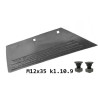 Lemiesz 18" lewy 315 mm do dłuta SB45P napawany Lemken, 135mm zam. ze śrubami