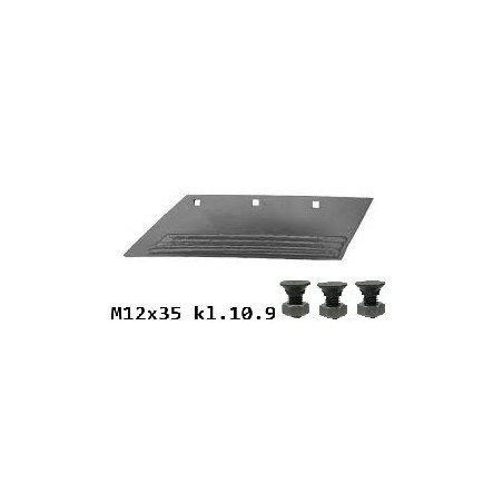 Lemiesz 20" prawy do dłuta SB56P napawany, 2x135mm  zam. ze śrubami