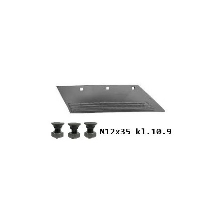 Lemiesz 20" lewy do dłuta SB56P napawany, 2x135mm  zam. ze śrubami