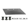 Lemiesz 20" lewy do dłuta SB56P napawany, 2x135mm  zam. ze śrubami