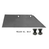 Lemiesz 18" prawy 315mm do dłuta(3364152) SB45 Lemken zam. ze śrubami