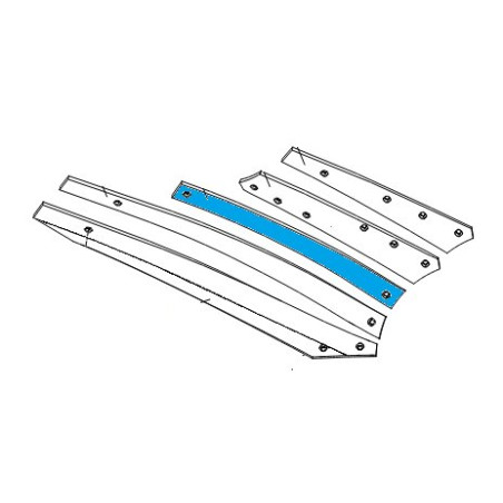 Listwa odkładni 2 BS40/BS42 prawa 677mm