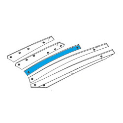Listwa odkładni 2 BS40/BS42 lewa 677mm