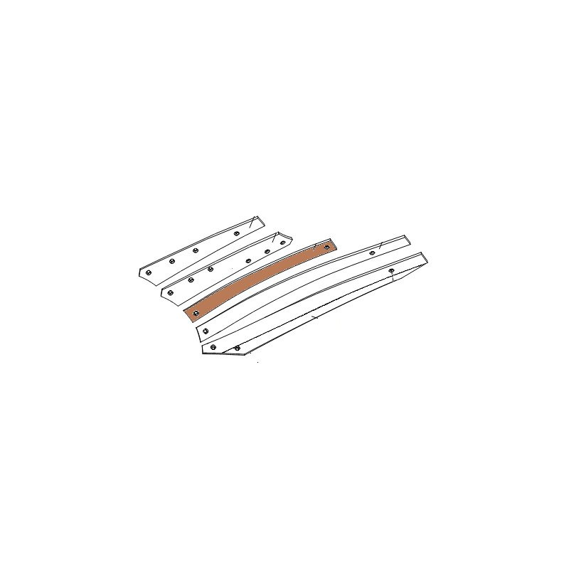 Listwa odkładni 2 BS40/BS42 lewa 677mm zam.