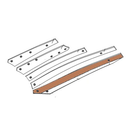 Listwa odkładni 4 BS40/BS42 lewa 985mm zam.