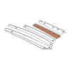 Listwa odkładni 1 BS/W prawa 561x120x10 zam.
