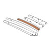 Listwa odkładni 2 BS40/BS42 prawa 677mm zam.
