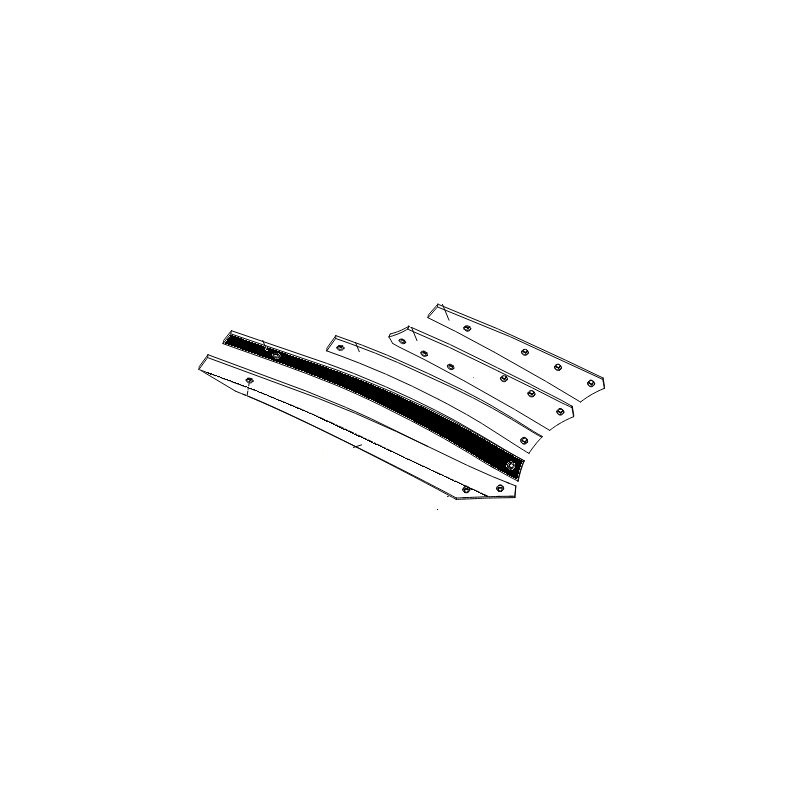 Listwa odkładni 3 BS40/BS42 prawa 950mm zam. ze śrubami