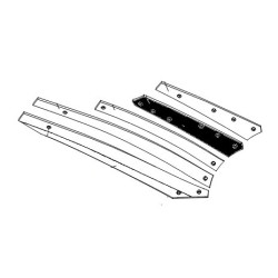 Listwa odkładni 1 BS/W prawa 561x120x10 zam. ze śrubami