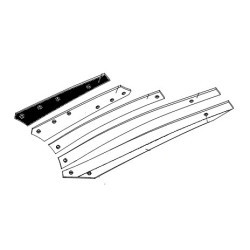 Listwa odkładni 1 BS lewa 544mm zam. ze śrubami