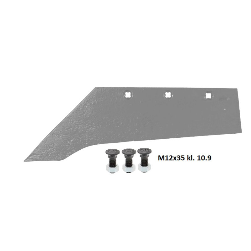 Lemiesz dziobowy 105/105 370mm lewy M22S zam. ze śrubami
