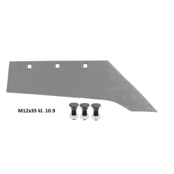 Lemiesz dziobowy 105/105 370mm prawy M22S zam. ze śrubami