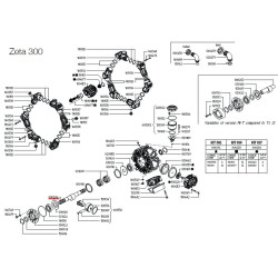 Wał Zeta/Omega 2x1i3/8-Z6