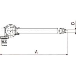 Hydrauliczne działko obrotowe 4" reg.