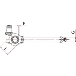 Hydrauliczne działko obrotowe 4" reg.