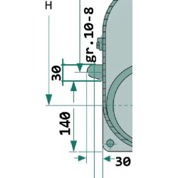Korpus zasuwy 6"-0072,