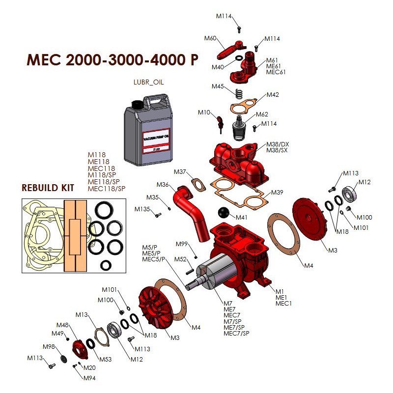 M5/P Wirnik MEC/D 2000