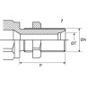 Szybkozłącze gniazdo CPV 1/2" gwint zewnętrzny M22x1.5 15L