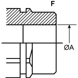 Szybkozłącze gniazdo CPV 1/2" gwint zewnętrzny M22x1.5 15L