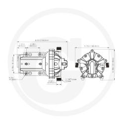 Pompa z silnikiem elektrycznym 11,5 l