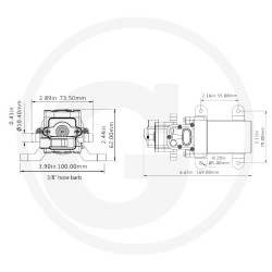 Elektrische Motorpumpe 3,8l