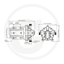 Elektrische Motorpumpe 19l