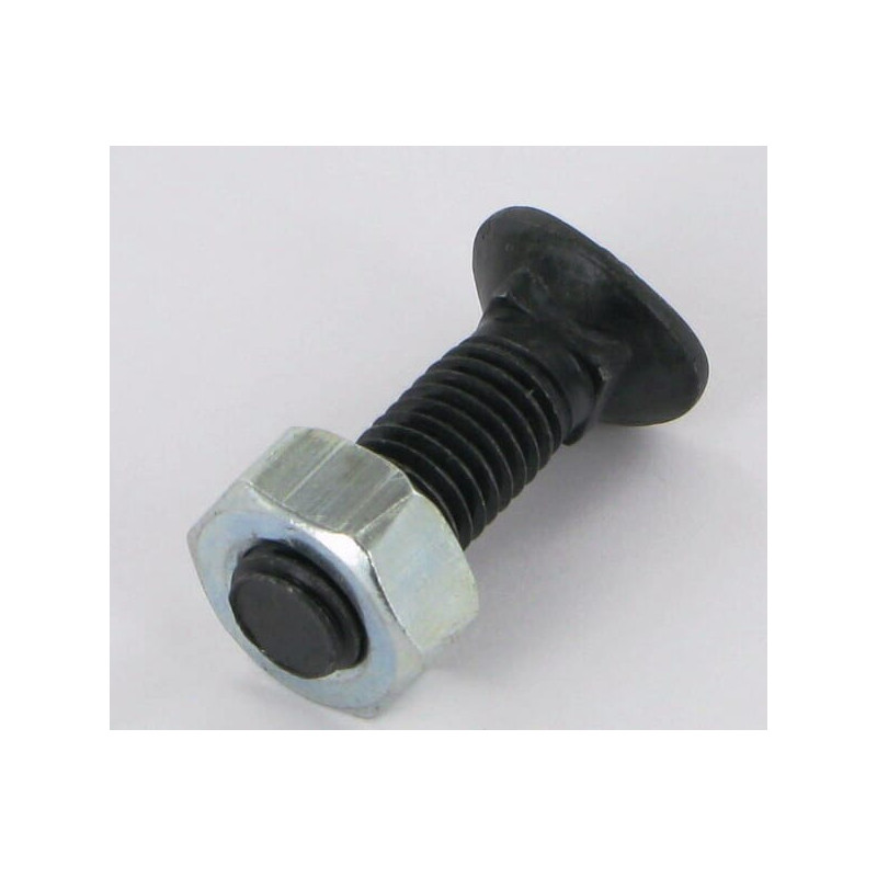 Śruba płużna redlicy M10x33 mm z nakrętką