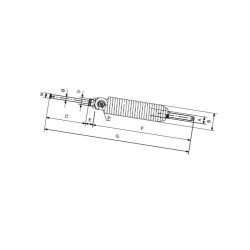 Siłownik hydrauliczny ze spręż 5377RIV1676000