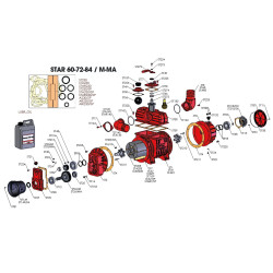 ST13 Uszczelka tylnej pokrywy - STAR 