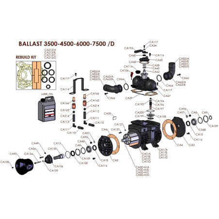 CA5D-H/D Wirnik - BALLAST 7500/D-H  
