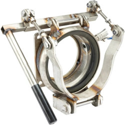 Szybkozłączke KKM 6" do kolnierza 150x150 stal nierdzewna z zaworem 1/2"