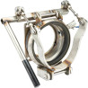 Szybkozłączke KKM 6" do kolnierza 150x150 stal nierdzewna z zaworem 1/2"