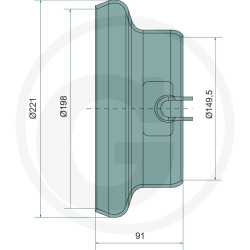 Kubek czarny 159 mm część V