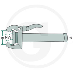 Gniazdo 4" z gwintem zew. 4"