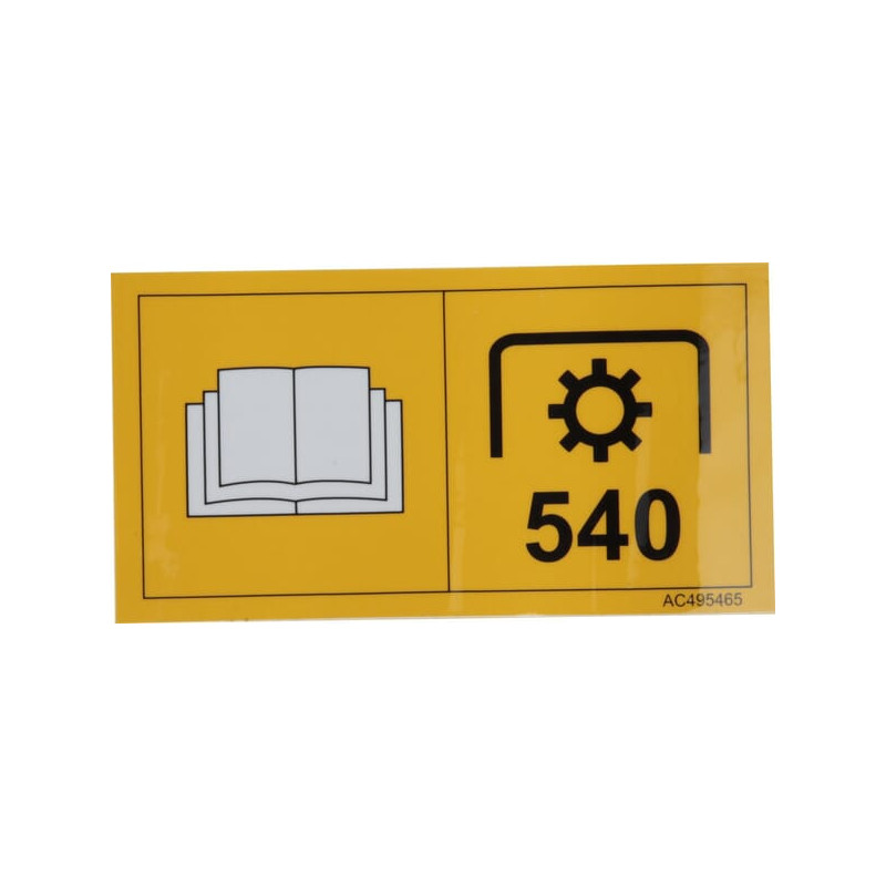 Naklejka 540 obr./min