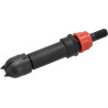 Dysza rotacyjna, 3 stopniowa z gwintem zewnętrznym 1/2" + króciec na wąż 13 mm