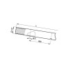 Rura 1/2" V2A Arag, 4-otworowa 004206
