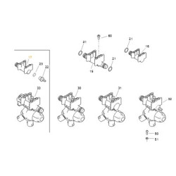 Element końcowy przyłącza dyszy 1/4"