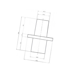 Sworzeń Piton Fix 45mm z nakrętką Rockinger