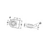 Końcówka cięgna do wspawania fi45mm 32mm/110mm Walterscheid 8432970170476
